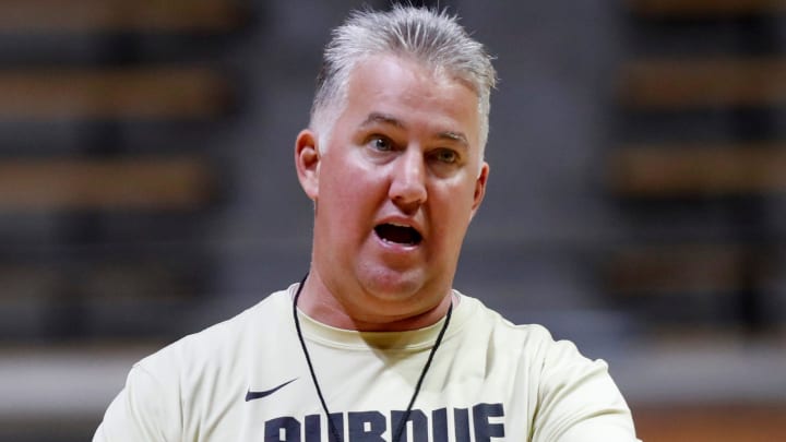 Purdue Boilermakers head coach Matt Painter 