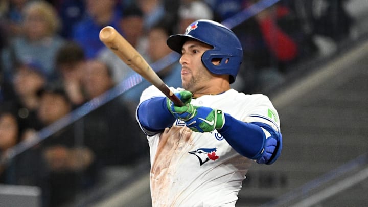 Toronto Blue Jays left fielder George Springer is a great prop target on Tuesday.