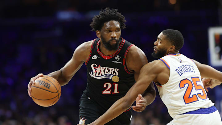 The Philadelphia 76ers and center Joel Embiid are underdogs in Game 1.