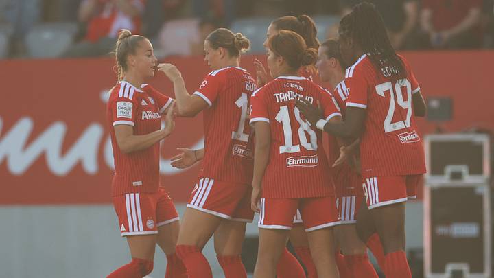 Können sich über mehr Geld freuen: Giulia Gwinn (li.) und die Frauen des FC Bayern Können sich über mehr Geld freuen: Giulia Gwinn (li.) und die Frauen des FC Bayern