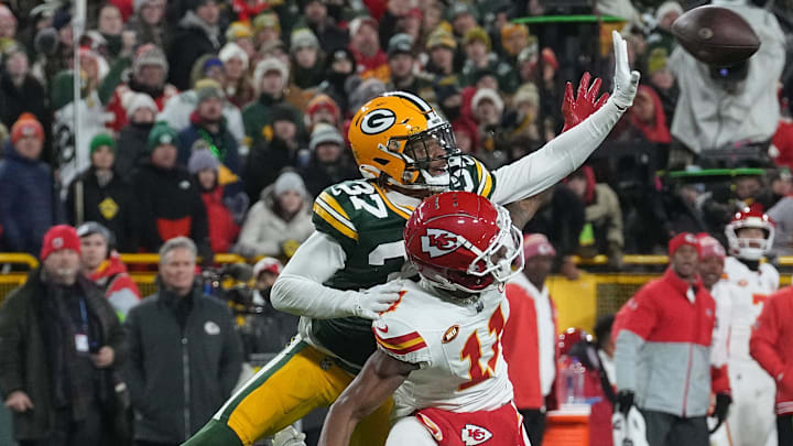 Marquez Valdes-Scantling was obviously fouled but the referees did not throw a flag