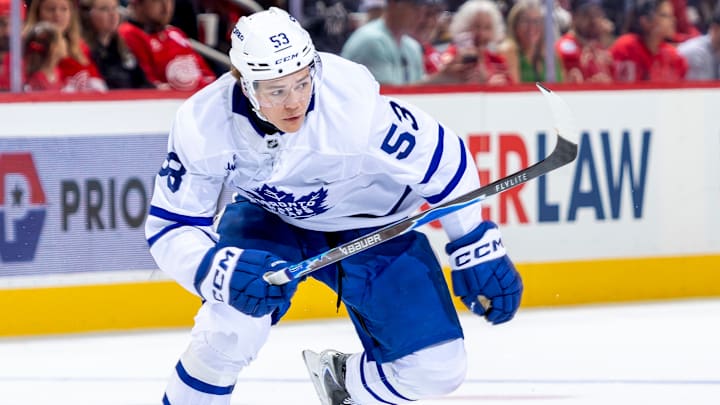 Toronto Maple Leafs prized rookie Easton Cowan has no other place in the team's lineup but on the top unit.