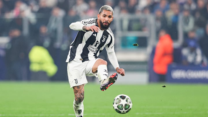Douglas Luiz of Juventus seen in action during the UEFA...