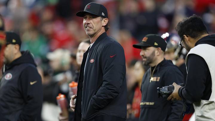 Jan 3, 2026; Santa Clara, California, USA; San Francisco 49ers head coach Kyle Shanahan before the game at Levi's Stadium. Mandatory Credit: Sergio Estrada-Imagn Images Jan 3, 2026; Santa Clara, California, USA; San Francisco 49ers head coach Kyle Shanahan before the game at Levi's Stadium. Mandatory Credit: Sergio Estrada-Imagn Images