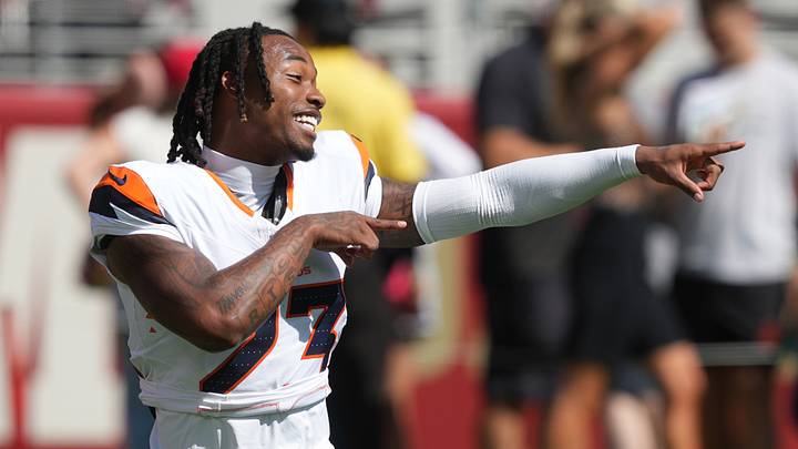 Denver Broncos cornerback Jahdae Barron