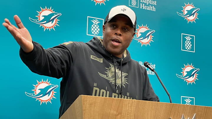 Dolphins general manager Chris Grier