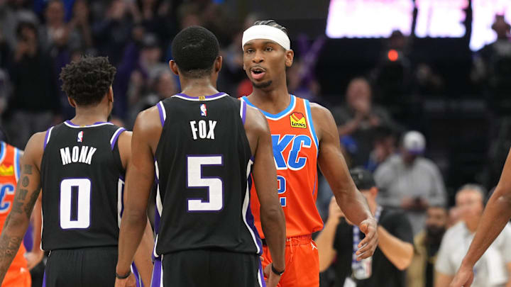 Oklahoma City Thunder guard Shai Gilgeous-Alexander (2).