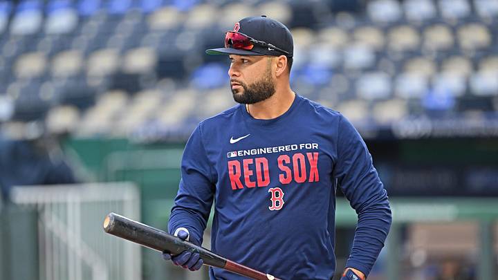 May 19, 2026; Kansas City, Missouri, USA; Boston Red Sox shortstop Isiah Kiner-Falefa (2) looks on during batting practice before a game against the Kansas City Royals at Kauffman Stadium. Mandatory Credit: Peter Aiken-Imagn Images May 19, 2026; Kansas City, Missouri, USA; Boston Red Sox shortstop Isiah Kiner-Falefa (2) looks on during batting practice before a game against the Kansas City Royals at Kauffman Stadium. Mandatory Credit: Peter Aiken-Imagn Images