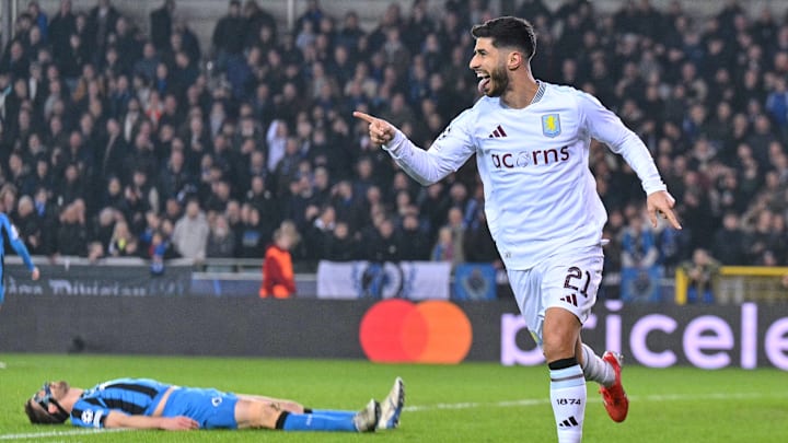 Marco Asensio encore buteur pour Aston Villa contre le Club Brugge en Ligue des Champions