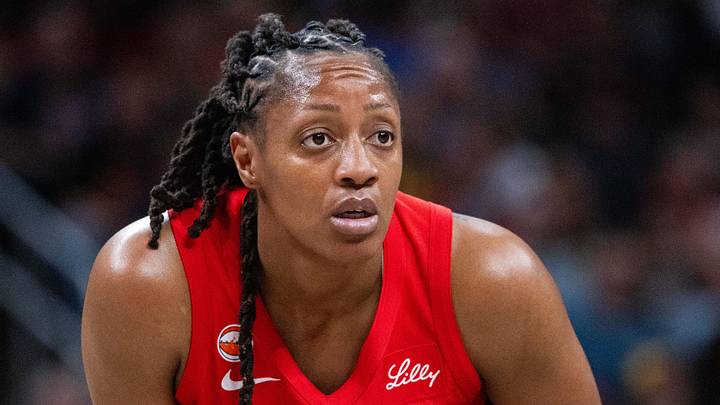May 22, 2026; Indianapolis, Indiana, USA; Indiana Fever guard Kelsey Mitchell (0) in the first half against the Golden State Valkyries at Gainbridge Fieldhouse. Mandatory Credit: Trevor Ruszkowski-Imagn Images May 22, 2026; Indianapolis, Indiana, USA; Indiana Fever guard Kelsey Mitchell (0) in the first half against the Golden State Valkyries at Gainbridge Fieldhouse. Mandatory Credit: Trevor Ruszkowski-Imagn Images