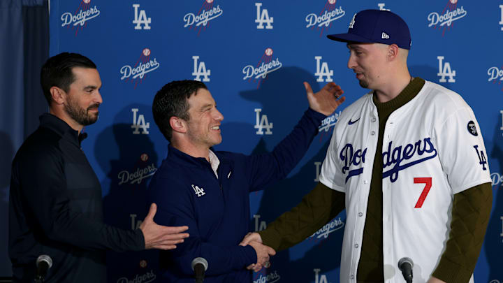 Los Angeles Dodgers Introduce Blake Snell