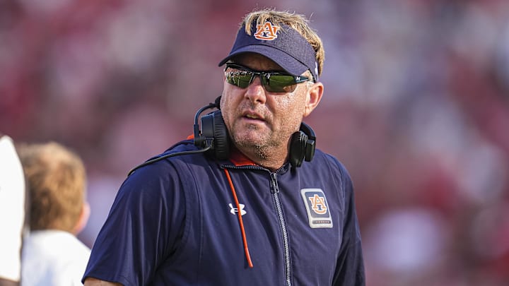 The Auburn Tigers look to regroup during the bye week after a disappointing first half of the season. Mandatory Credit: Dale Zanine-Imagn Images