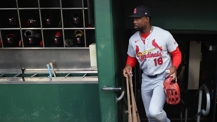 Sep 23, 2026; Pittsburgh, Pennsylvania, USA;  St. Louis Cardinals right fielder Jordan Walker (18) enters the dugout prior to the game against the Pittsburgh Pirates at PNC Park.  Mandatory Credit: Charles LeClaire-Imagn Images