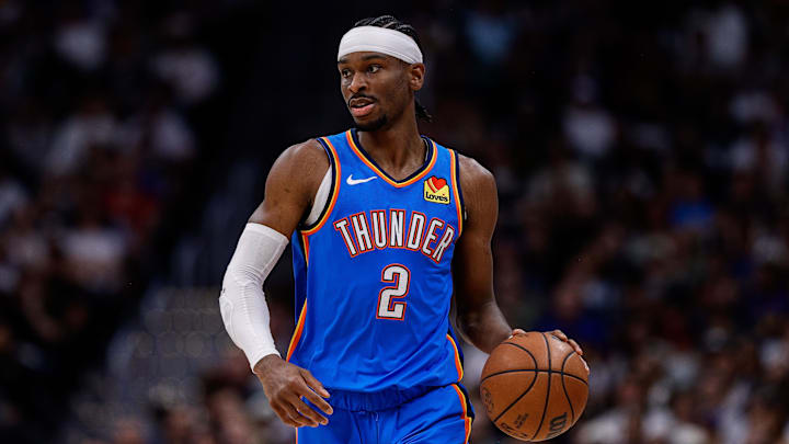 Oklahoma City Thunder guard Shai Gilgeous-Alexander on May 15, 2025.