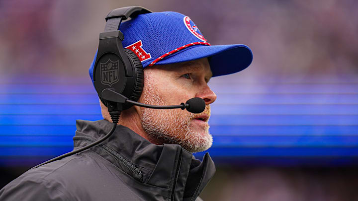 Jan 5, 2025; Foxborough, Massachusetts, USA; Buffalo Bills head coach Sean McDermott Jan 5, 2025; Foxborough, Massachusetts, USA; Buffalo Bills head coach Sean McDermott
