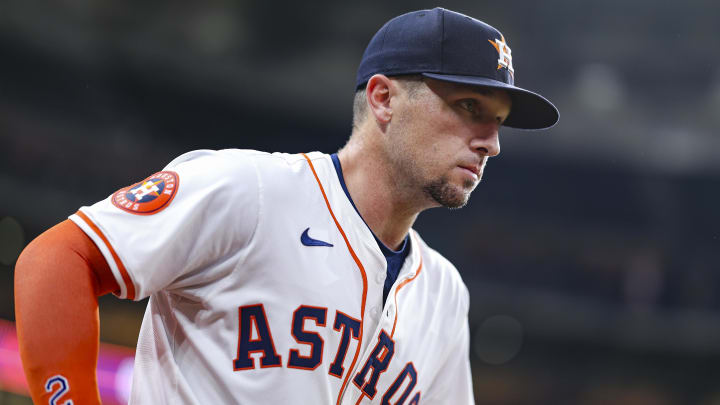 Apr 16, 2024; Houston, Texas, USA; Houston Astros third baseman Alex Bregman (2)