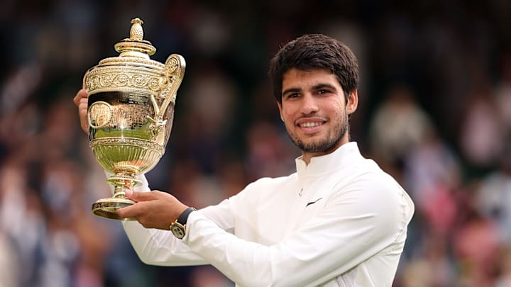 Carlos Alcaraz at Wimbledon 2023