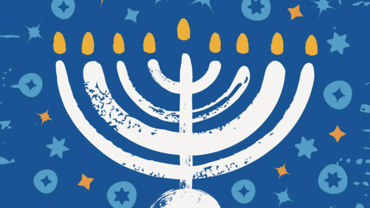 The origins of Hanukkah’s blue and white color scheme are in the Bible and 19th-century poetry.