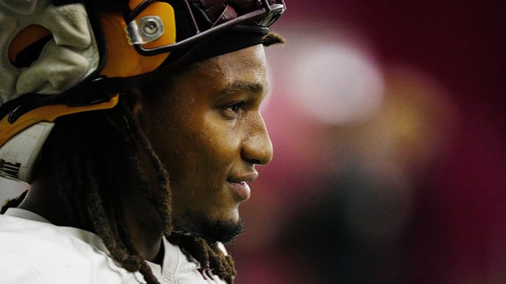 Arizona State defensive back Xavion Alford (2) warms up with his teammates during a practice inside the Verde Dickey Dome in Tempe on Aug. 12, 2025. Arizona State defensive back Xavion Alford (2) warms up with his teammates during a practice inside the Verde Dickey Dome in Tempe on Aug. 12, 2025.