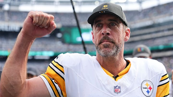 Former NY Jets quarterback Aaron Rodgers