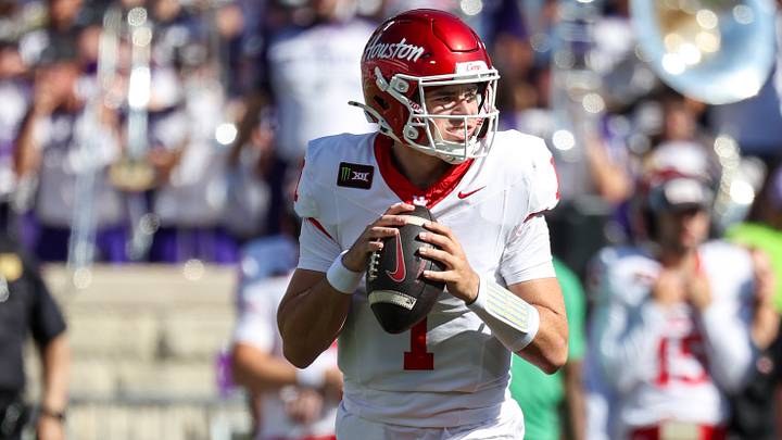 Houston Cougars quarterback Conner Weigman. Houston Cougars quarterback Conner Weigman.