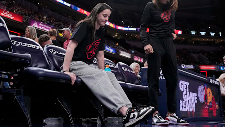 Caitlin Clark will miss Friday's game against the Dallas Wings. Caitlin Clark will miss Friday's game against the Dallas Wings.