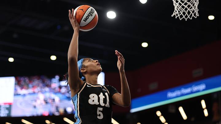 Angel Reese and the Dream are home favorites against the Sky. Angel Reese and the Dream are home favorites against the Sky.