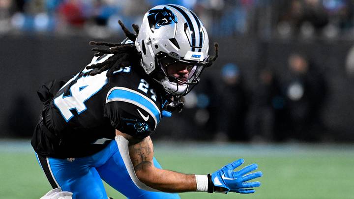 Carolina Panthers running back Jonathon Brooks. Carolina Panthers running back Jonathon Brooks.