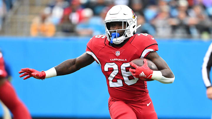 Arizona Cardinals running back Eno Benjamin.
