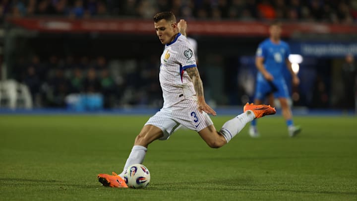 Lucas Digne, défenseur de l'équipe de France