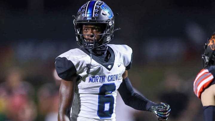 North Crowley's Quenton Gibson has made big strides in the last year as his team has evolved into a national power poised to win a Texas state championship.