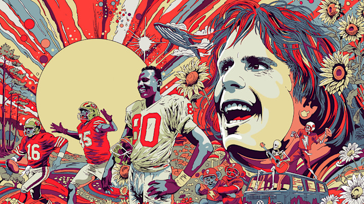 His improvisation wasn’t restricted to the stage. 49ers fanatic Bob Weir knew how to draw up a play.