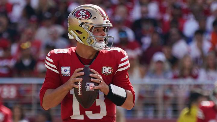 Bet on Brock Purdy to go over his passing yards total against the Falcons in Week 7. Bet on Brock Purdy to go over his passing yards total against the Falcons in Week 7.