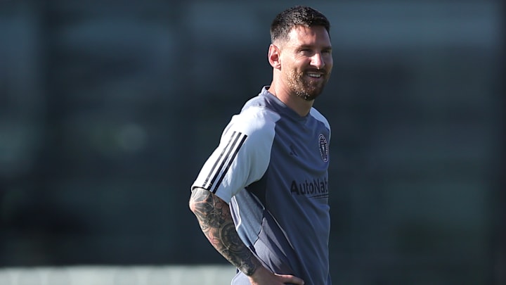Messi takes part in Inter Miami training