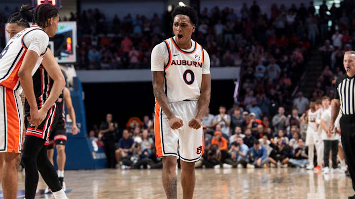 Tahaad Pettiford and Auburn are favored against NC State on Saturday.