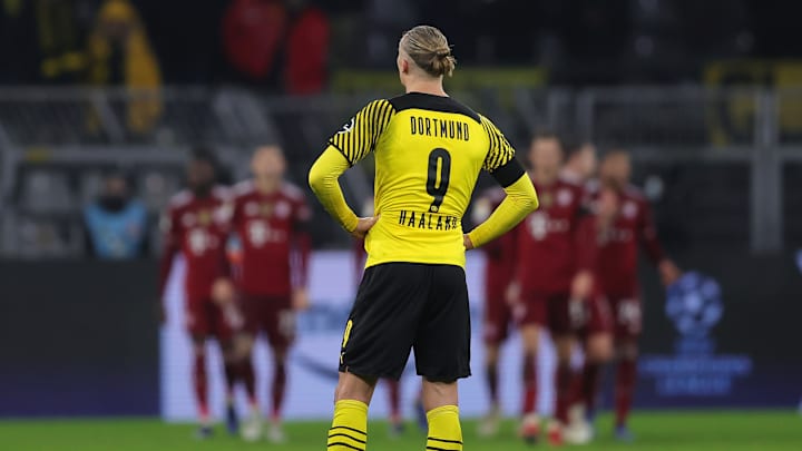 Haaland explotó tras la derrota ante el Bayern