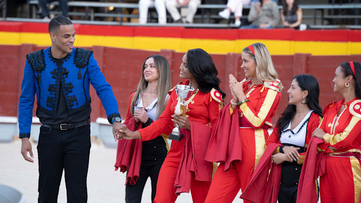 THE BACHELOR - Ò2904Ó - Grant and the remaining 10 women head to Madrid for a week of romance and adventure. After exploring the city, mechanical bull rides, and deepening connections, tensions flare and an unexpected departure leaves Grant questioning everything. MONDAY, FEB. 17 (8:00-10:01 p.m. EST) on ABC. (Disney/Anne Marie Fox) 
GRANT ELLIS, CAROLINA, ZOE, NATALIE, ROSE, ALEXE