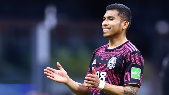 El jugador Orbelín Pineda.