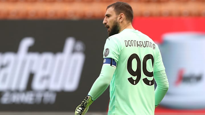 Gianluigi Donnarumma sous les couleurs de l'AC Milan.