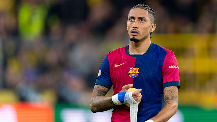 Raphinha est bien titulaire dans ce match.