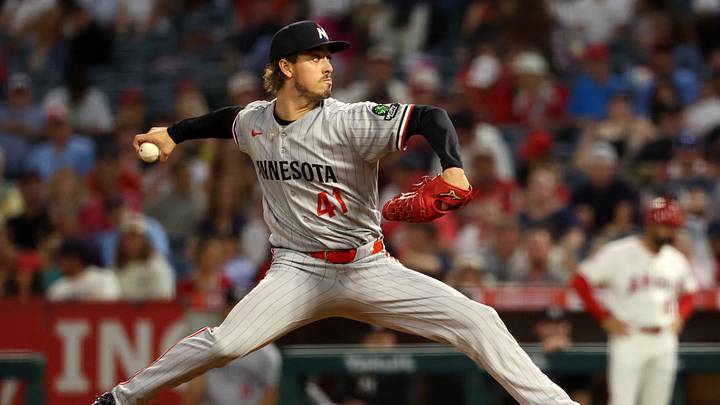 Sep 19, 2026; Anaheim, California, USA; Minnesota Twins pitcher Joe Ryan (41) pitches during the second inning against the Los Angeles Angels at Angel Stadium. Mandatory Credit: Kiyoshi Mio-Imagn Images Sep 19, 2026; Anaheim, California, USA; Minnesota Twins pitcher Joe Ryan (41) pitches during the second inning against the Los Angeles Angels at Angel Stadium. Mandatory Credit: Kiyoshi Mio-Imagn Images