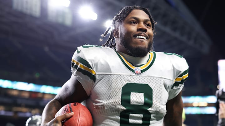Green Bay Packers running back Josh Jacobs