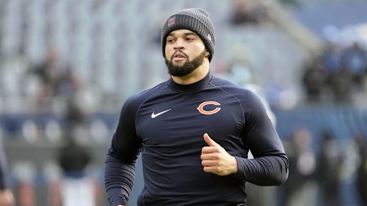 Jan 4, 2026; Chicago, Illinois, USA; Chicago Bears quarterback Caleb Williams (18) warms up before the game between the Chicago Bears and the Detroit Lions at Soldier Field. Mandatory Credit: David Banks-Imagn Images Jan 4, 2026; Chicago, Illinois, USA; Chicago Bears quarterback Caleb Williams (18) warms up before the game between the Chicago Bears and the Detroit Lions at Soldier Field. Mandatory Credit: David Banks-Imagn Images