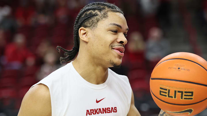 Arkansas Razorbacks guard Darius Acuff Jr.