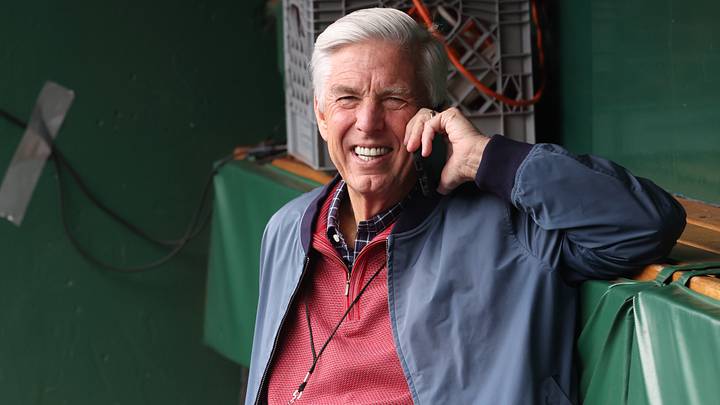 May 16, 2026; Pittsburgh, Pennsylvania, USA; Philadelphia Phillies President of Baseball Operations Dave Dombrowski in the dugout before the Pittsburgh Pirates host the Phillies at PNC Park. Mandatory Credit: Charles LeClaire-Imagn Images May 16, 2026; Pittsburgh, Pennsylvania, USA; Philadelphia Phillies President of Baseball Operations Dave Dombrowski in the dugout before the Pittsburgh Pirates host the Phillies at PNC Park. Mandatory Credit: Charles LeClaire-Imagn Images