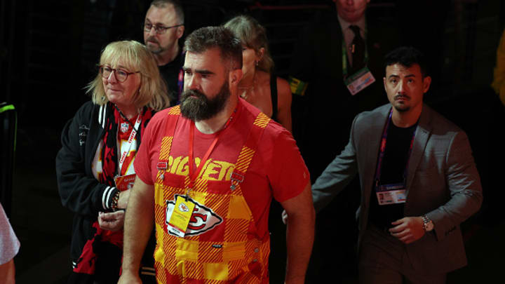 Fans had lots of jokes about Jason Kelce being the best man at Travis Kelce and Taylor Swift's future wedding.