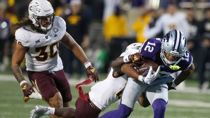 Nov 16, 2024; Manhattan, Kansas, USA; The Kansas State Wildcats take on the Arizona State Sun Devils at Bill Snyder Family Football Stadium, the last time these two schools faced off.