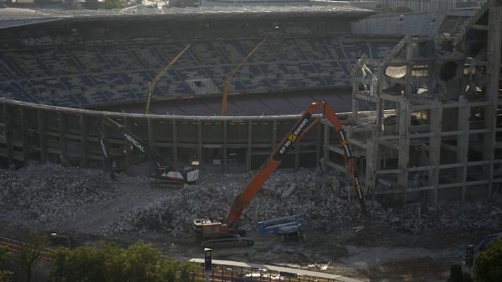 Das Camp Nou befindet sich im Umbau