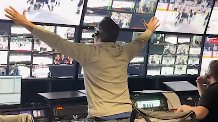 Monumental Sports Network after Alex Ovechkin's record goal. 