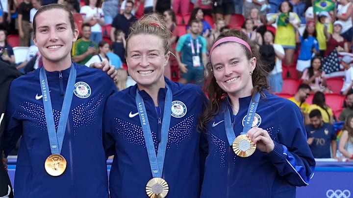 Tierna Davidson, Emily Sonnett, Rose Lavelle